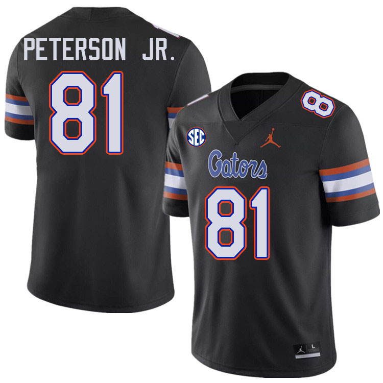Florida Gators #81 Mike Peterson Jr. College Football Jerseys Stitched-Black